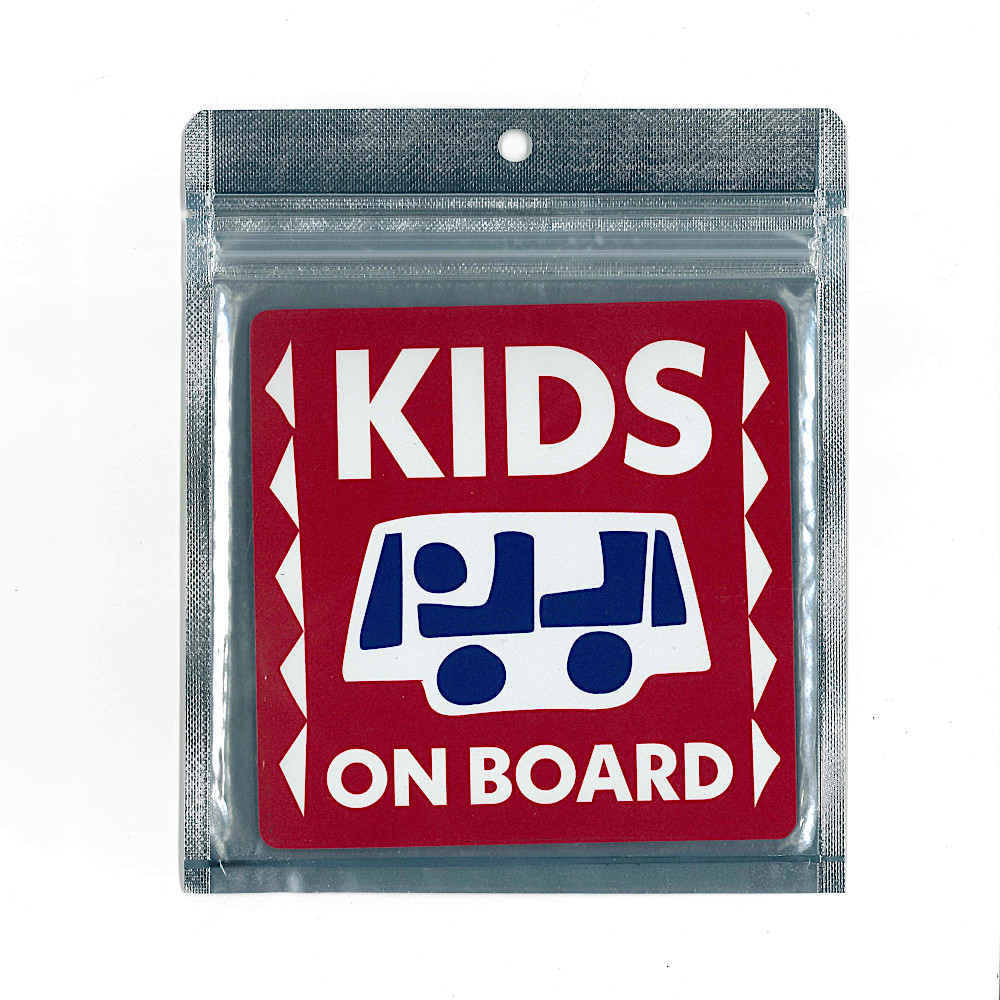 KIDS ON BOARD �}�O�l�b�g�X�e�b�J�[�F���C���摜