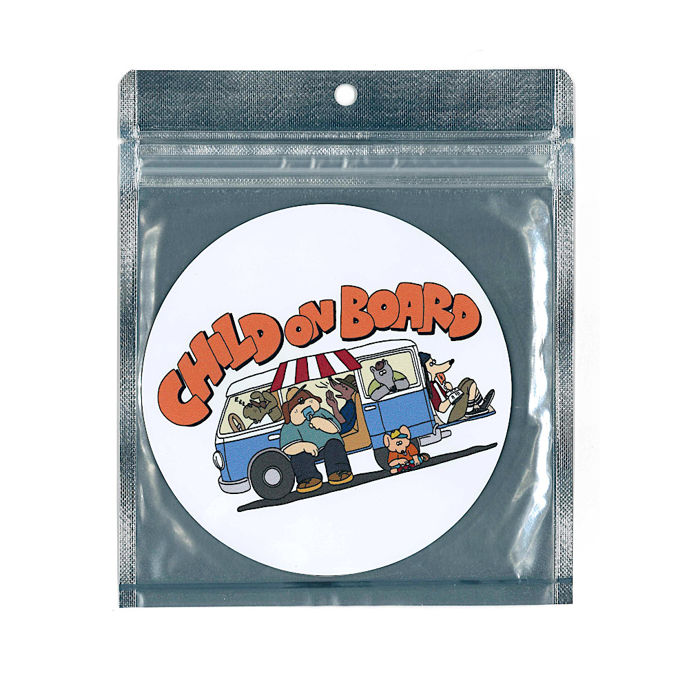 CHILD ON BOARD PVC�X�e�b�J�[�F���C���摜