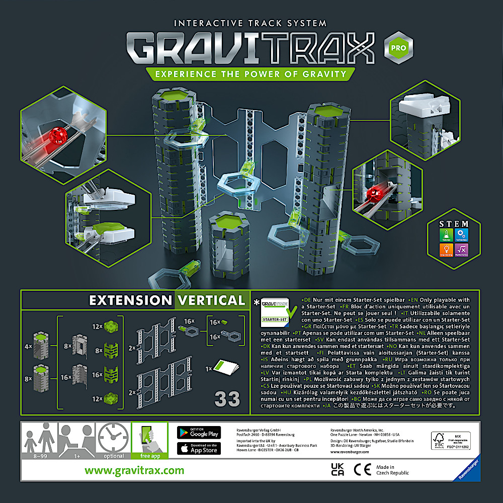 GraviTrax PRO �g���o�[�e�B�J���Z�b�g�F